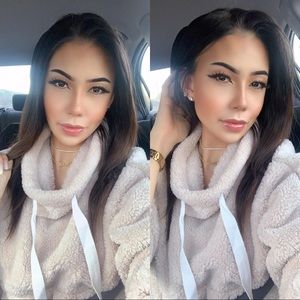 faux shearling sweater